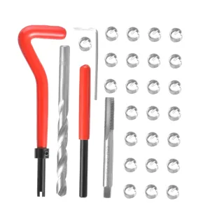 15pcs/20pcs/30pcs Metric Thread Repair Insert Kit M5 M6 M8 M10 M12 M14 Helicoil Car Pro Coil Tool Car Repair Tool