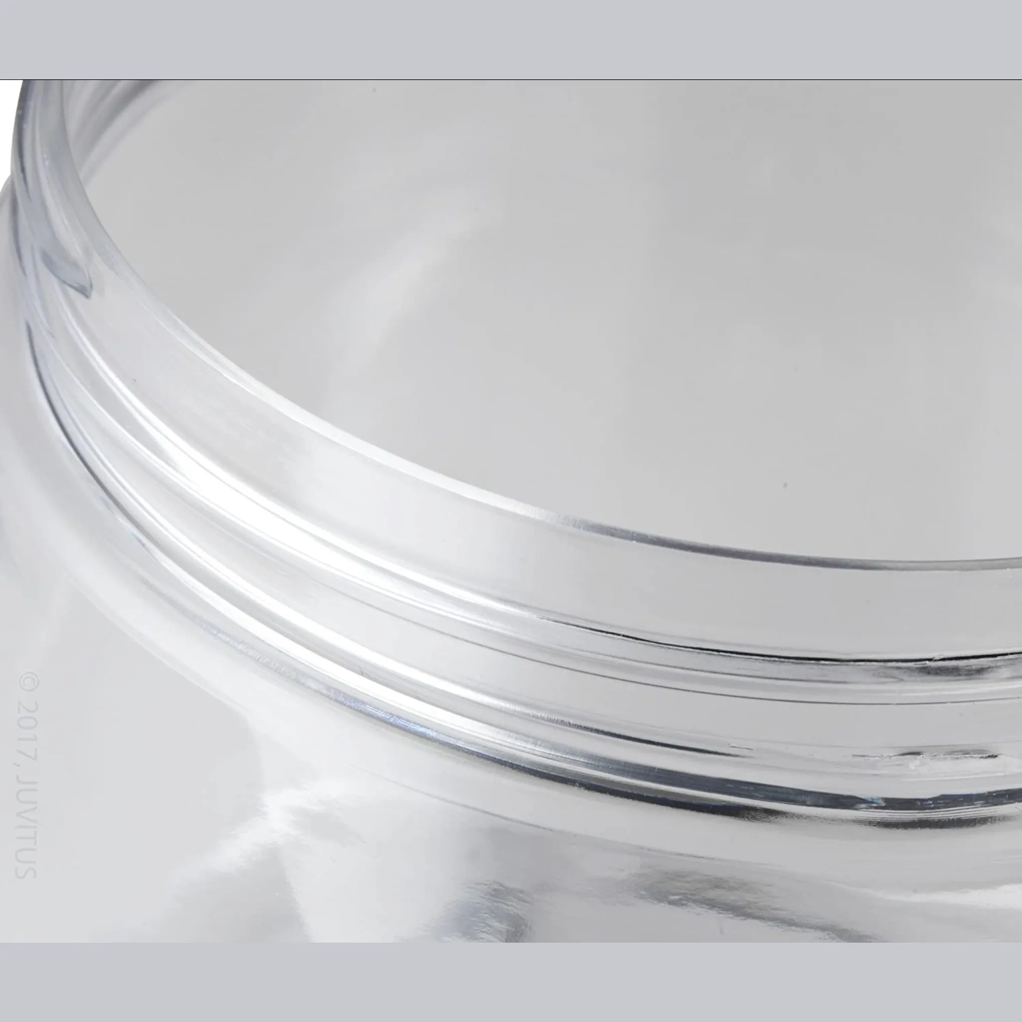 300ml PET Plastic Cosmetic Jar White Lid 8.5x6.3cm