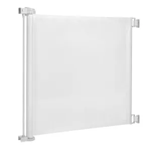 33 Inch Tall Retractable Mesh Safety Gate for Indoor and Outdoor Use