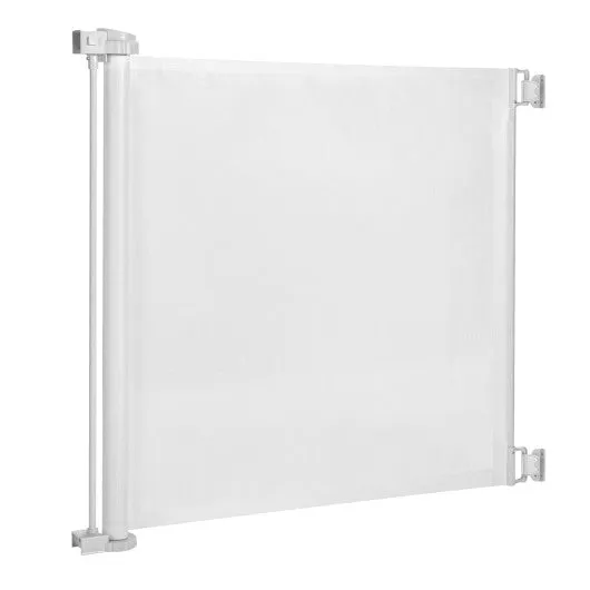 33 Inch Tall Retractable Mesh Safety Gate for Indoor and Outdoor Use