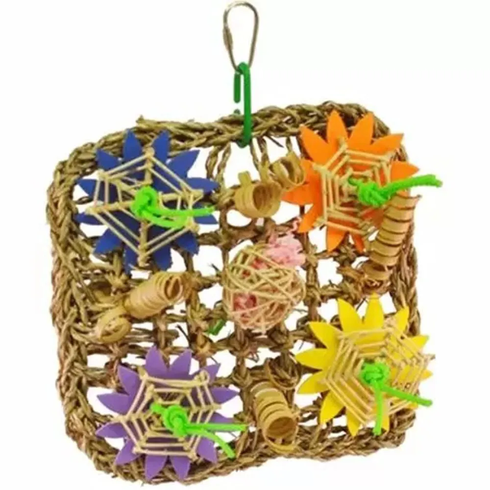 A and E Cages Happy Beaks Deluxe Vine Mat Bird Toy SM