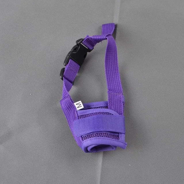 Adjustable Mesh Breathable Pet Muzzles