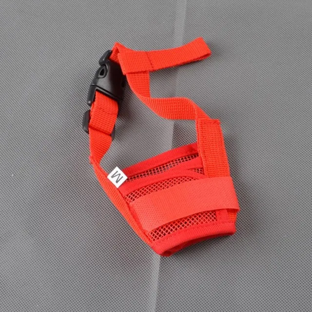Adjustable Mesh Breathable Pet Muzzles
