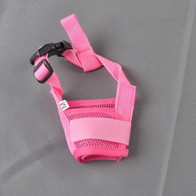 Adjustable Mesh Breathable Pet Muzzles