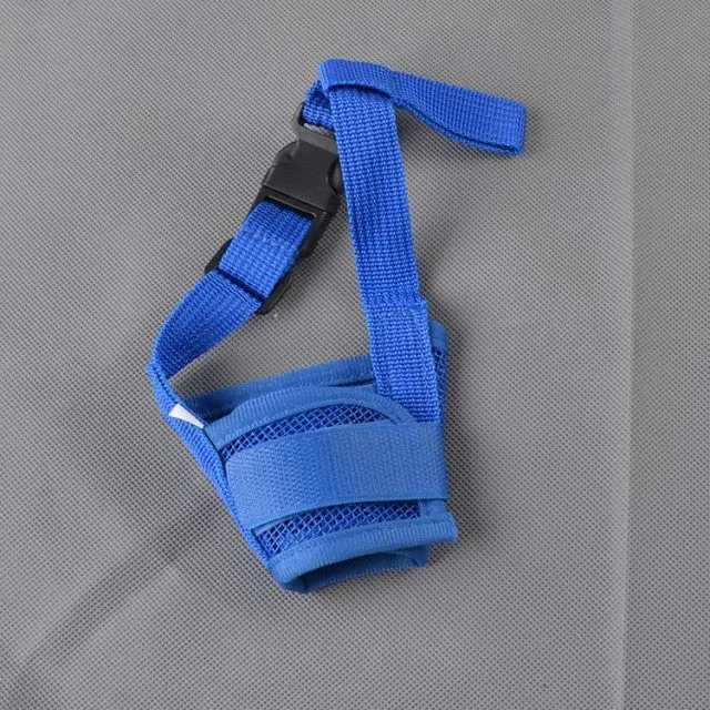 Adjustable Mesh Breathable Pet Muzzles