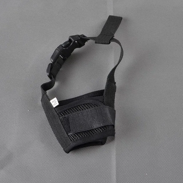 Adjustable Mesh Breathable Pet Muzzles