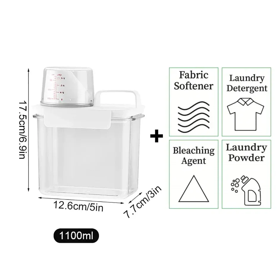Airtight Laundry Detergent Storage Container Jar