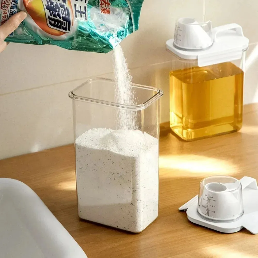 Airtight Laundry Detergent Storage Container Jar