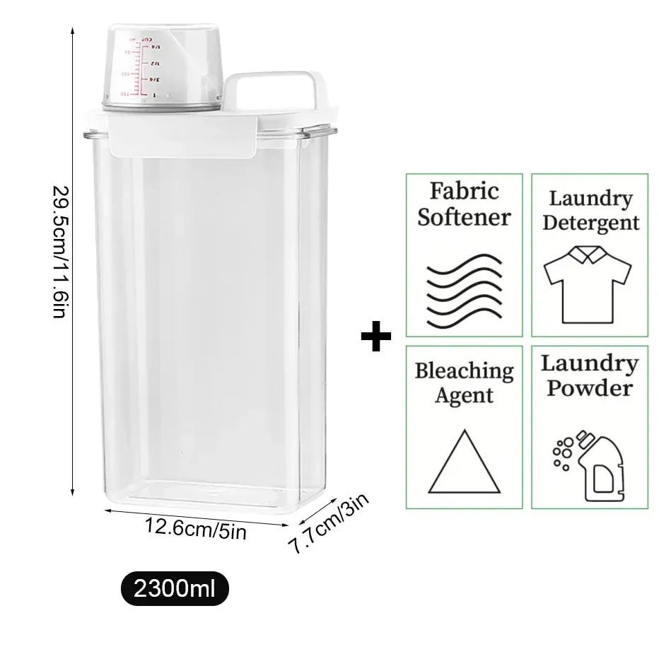 Airtight Laundry Detergent Storage Container Jar