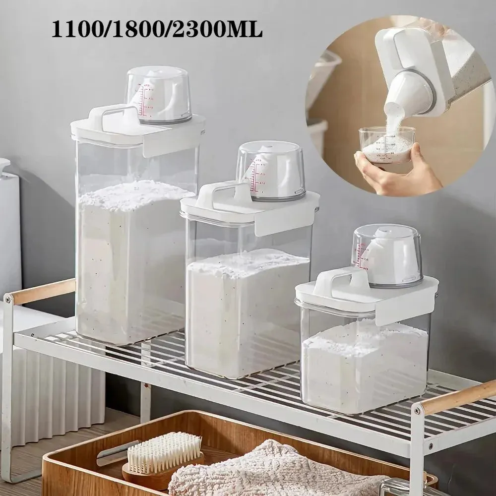 Airtight Laundry Detergent Storage Container Jar