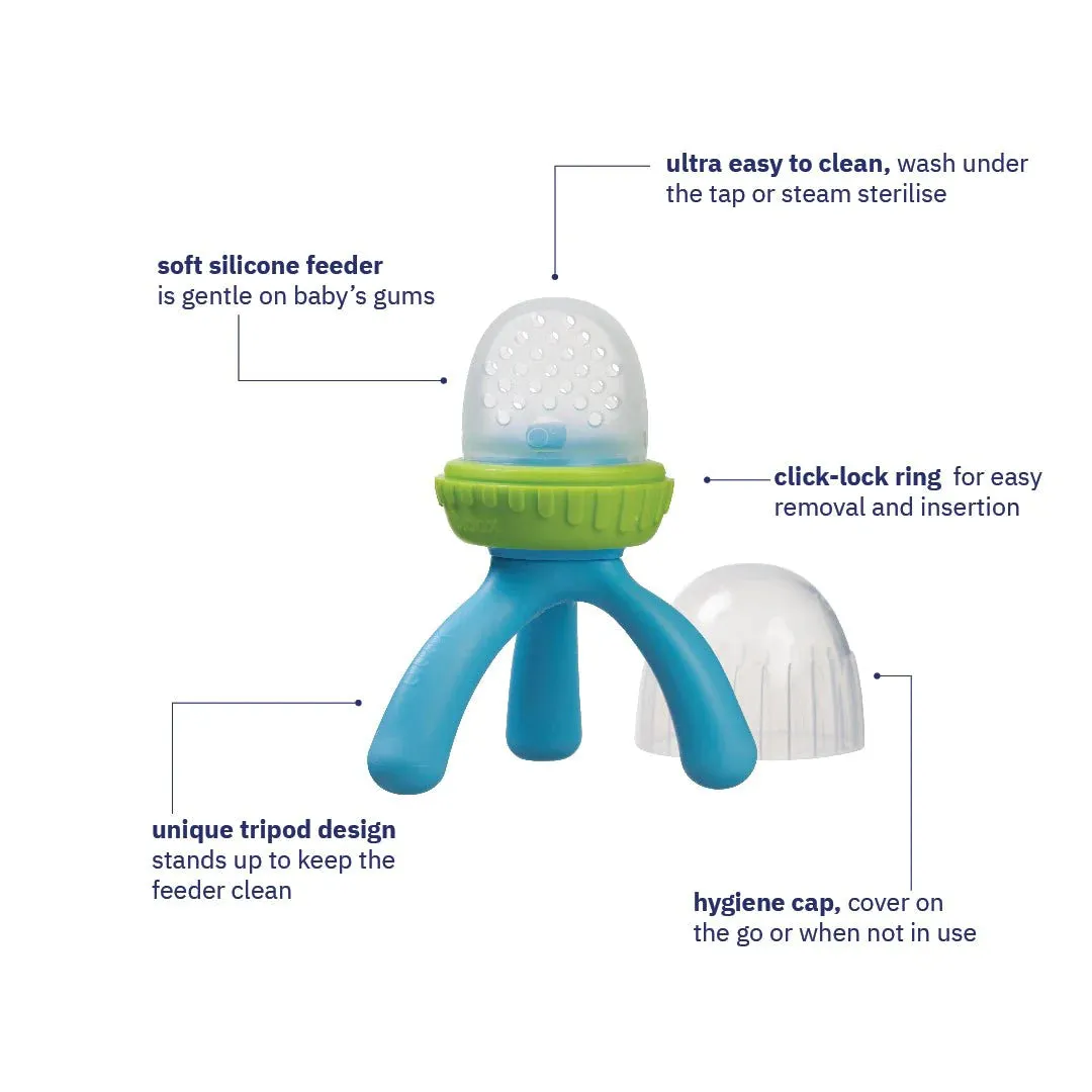 B. Box Silicone Fresh Food Feeder - Tripod Design