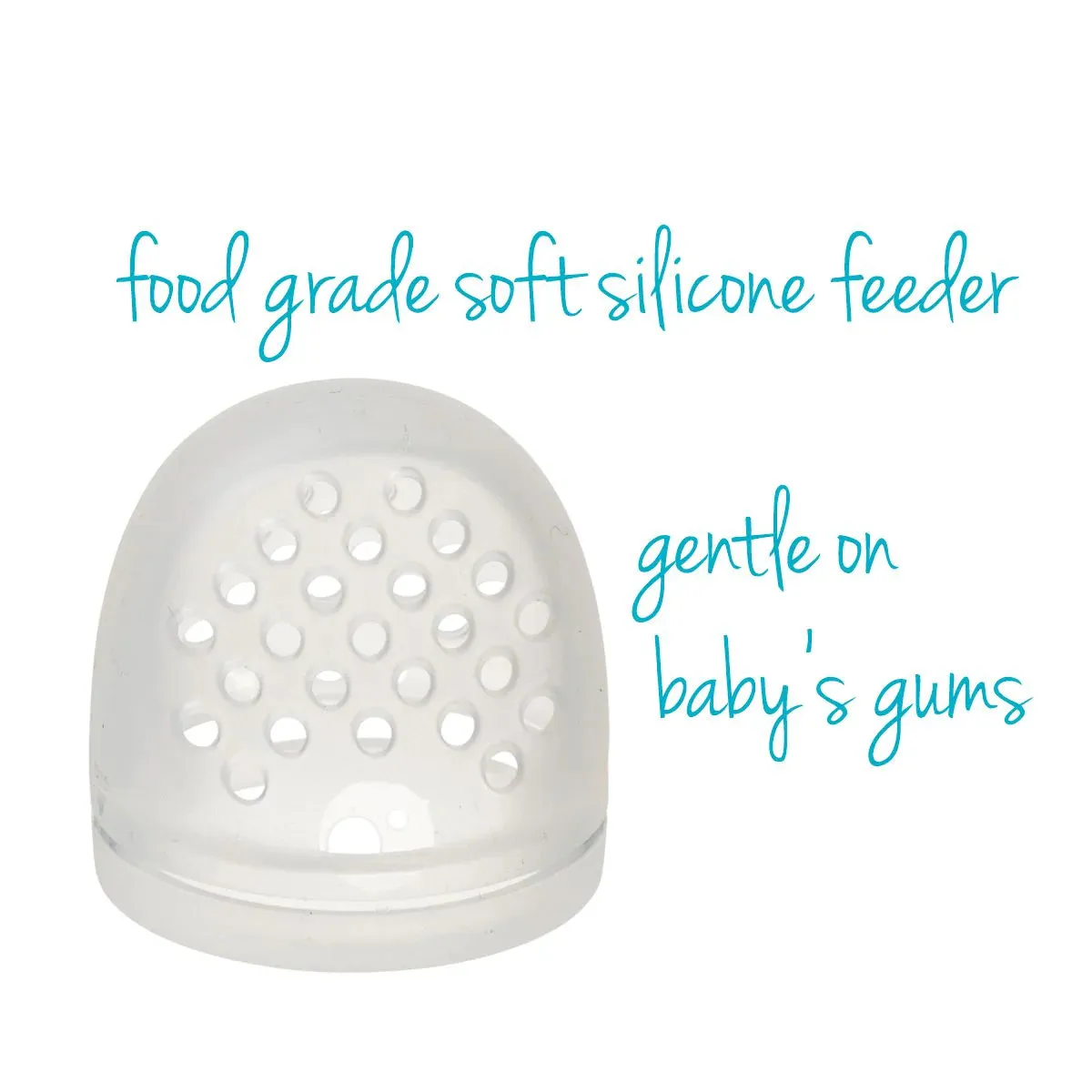 B. Box Silicone Fresh Food Feeder - Tripod Design