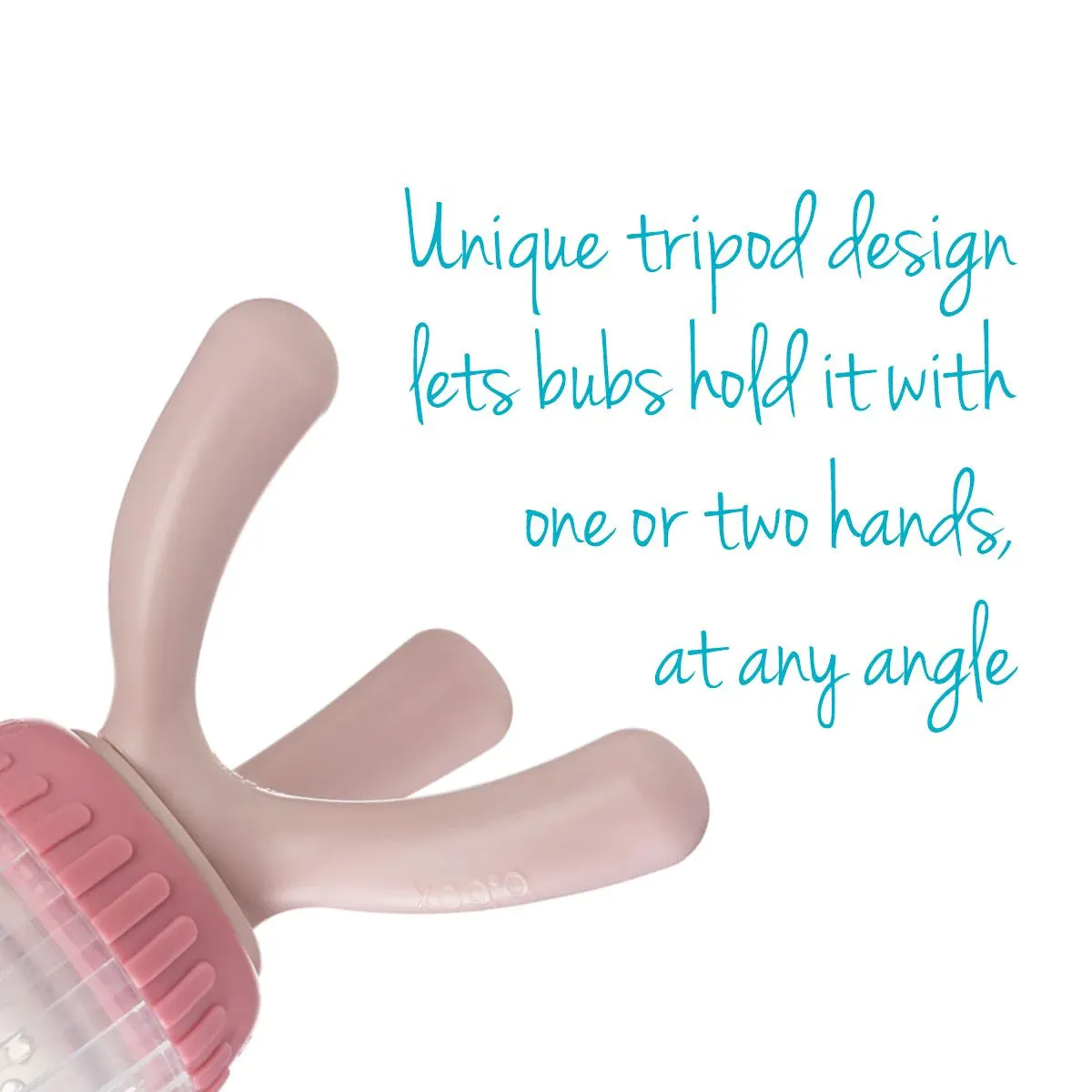 B. Box Silicone Fresh Food Feeder - Tripod Design