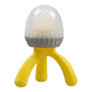 B.Box Silicone Fresh Food Feeder - Lemon Sherbet Yellow Grey