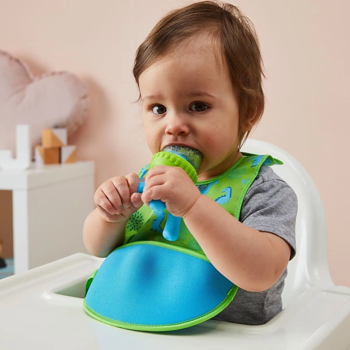 B.Box Silicone Fresh Food Feeder - Ocean Breeze Blue Green