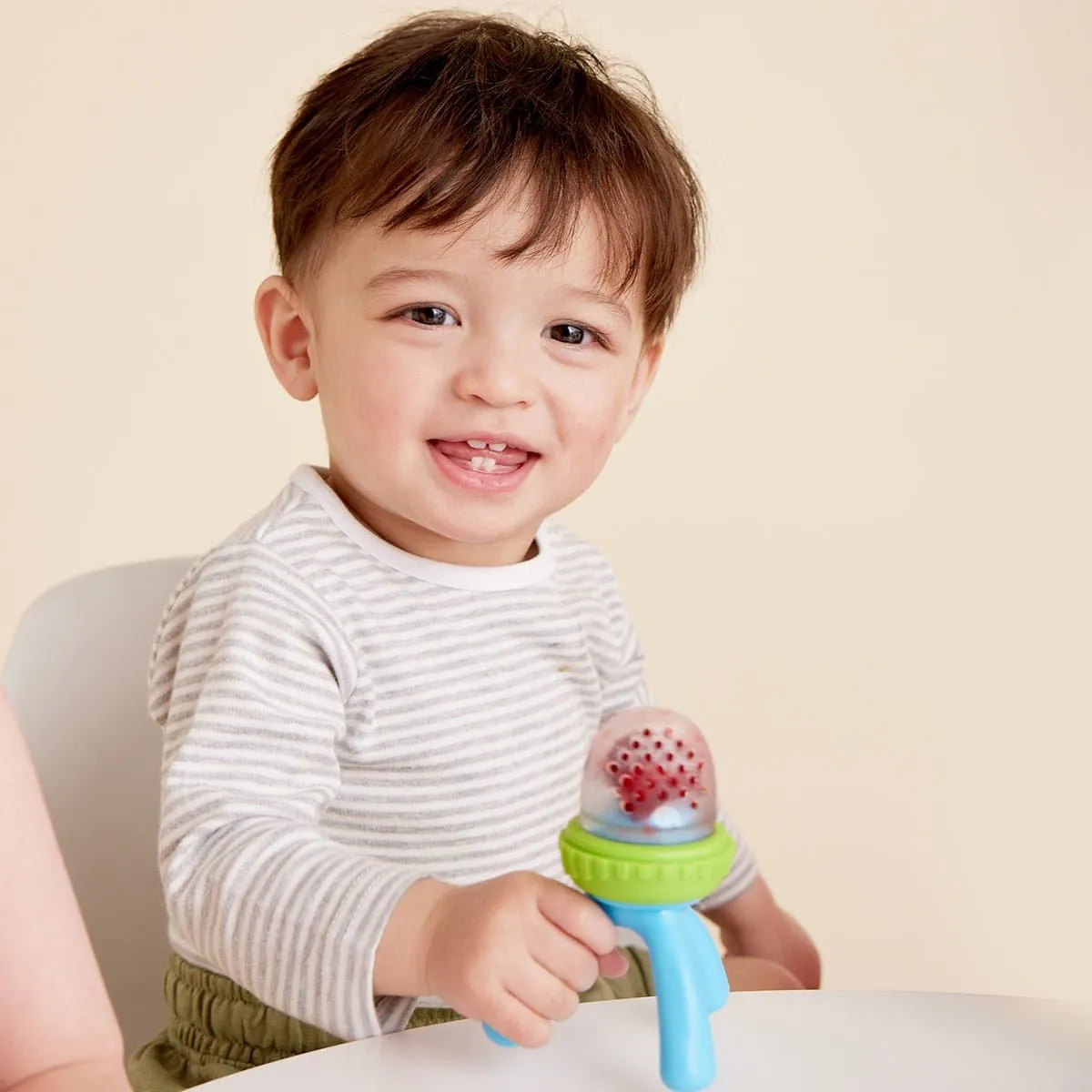 B.Box Silicone Fresh Food Feeder - Ocean Breeze Blue Green
