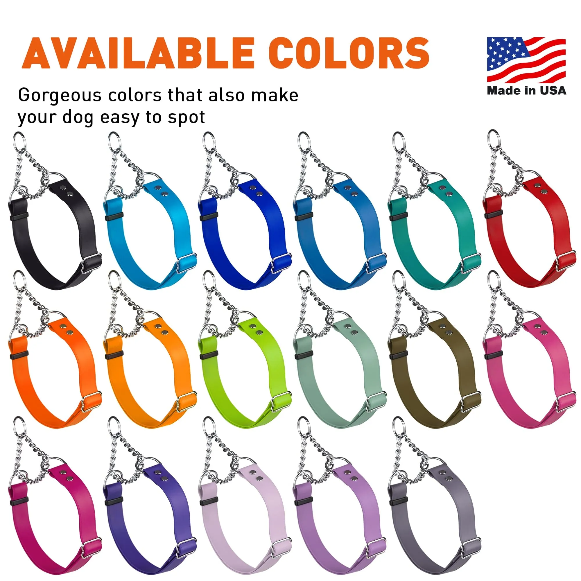 Biothane Adjustable Martingale Collar
