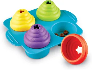 Brightkins Cupcake Party Treat Puzzle for Dogs - Fun and Interactive Dog Toys, Dog Birthday Toy for All Breeds Small