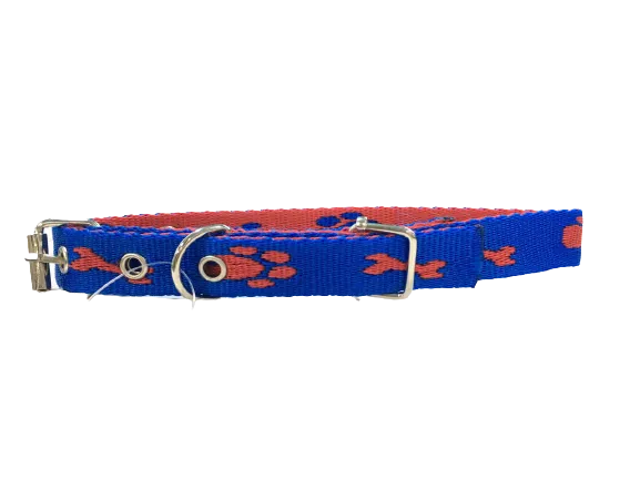 Colourful Nylon Dog Collar for Medium Breeds