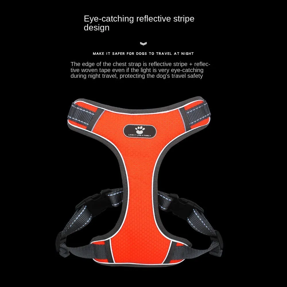 Dog Harness Light-Weight Breathable Reflective Mesh