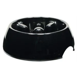Dogit Go Slow Anti Gulp Feeding Bowl Black Large 1.2L