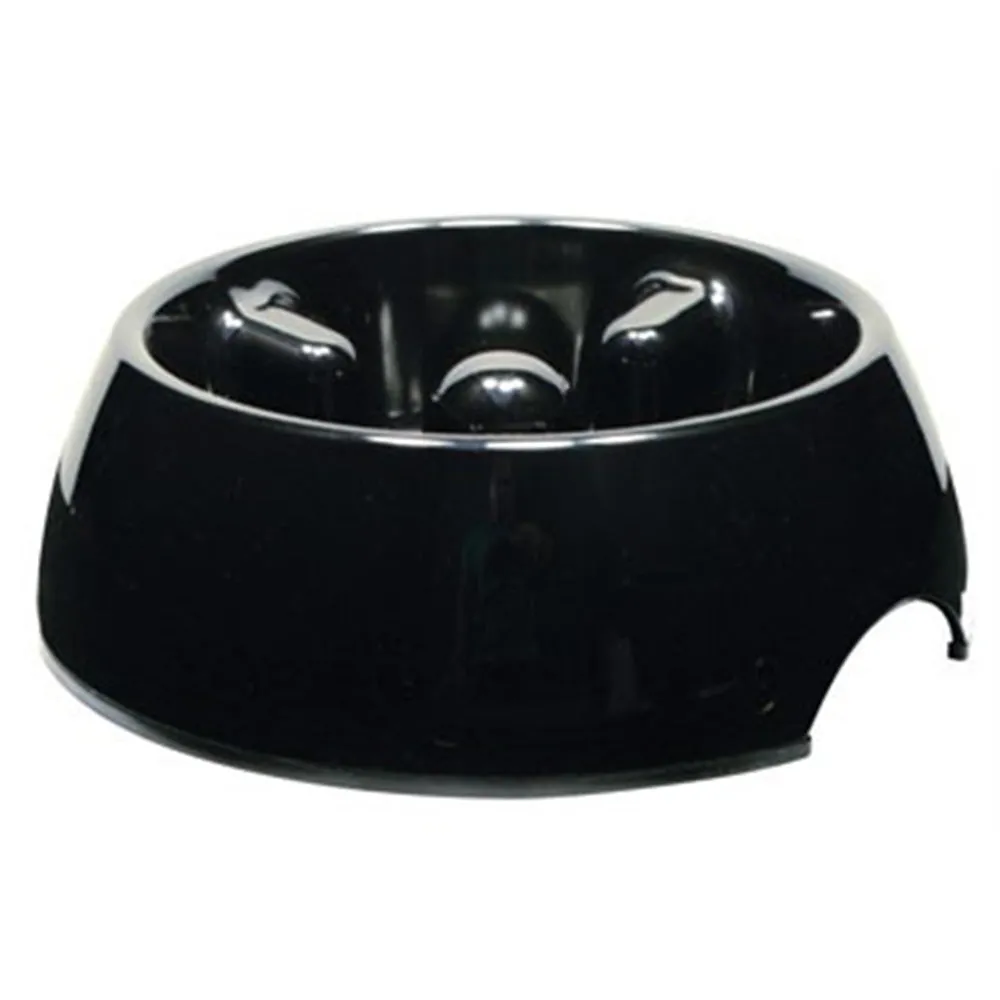 Dogit Go Slow Anti Gulp Feeding Bowl Black X-Small 140ml
