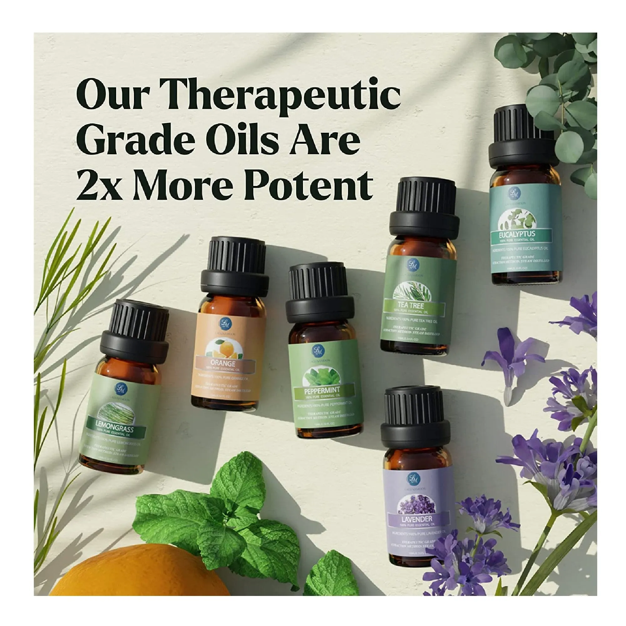 Essential Oil Set: The 6 Best Organic Diffuser Blends | idal for candle making