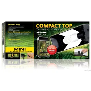 Exo Terra Compact Top Fluorescent Terrarium Canopy, Mini
