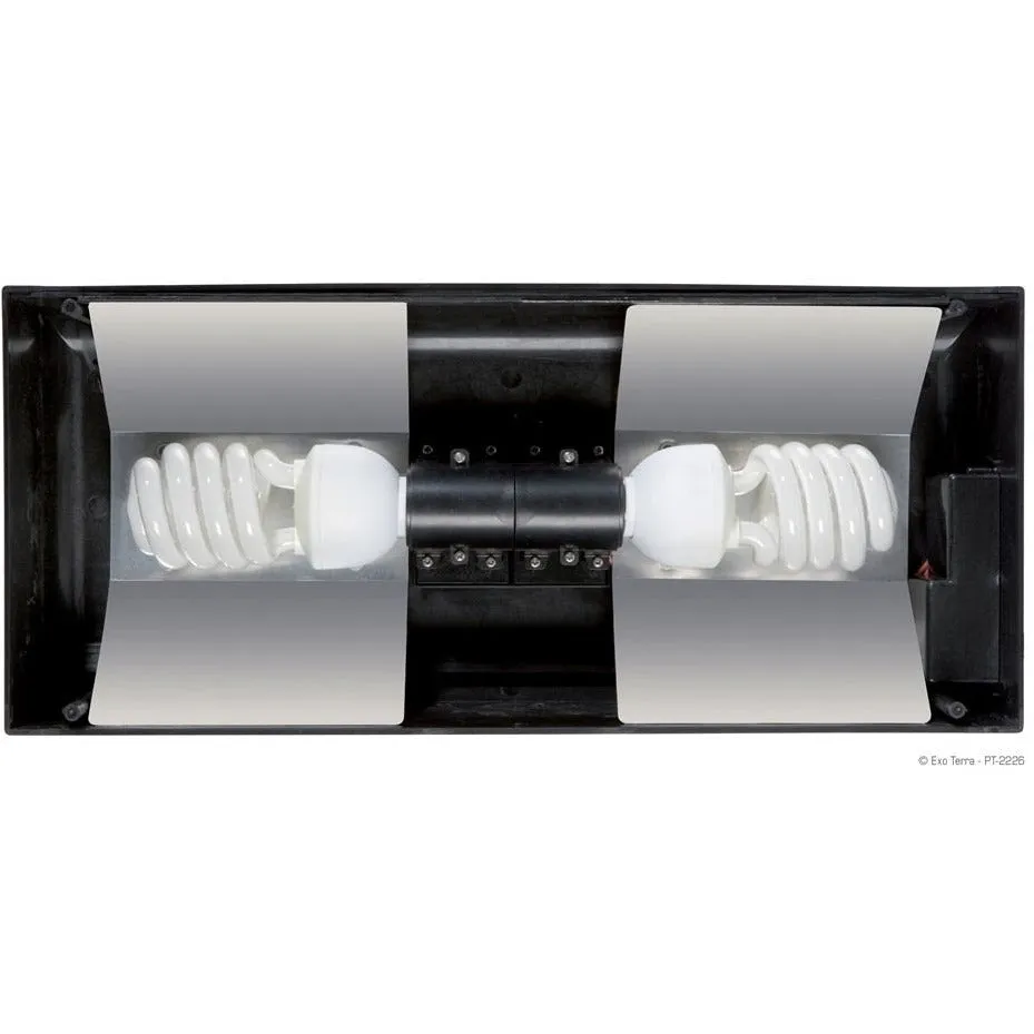Exo Terra Compact Top Fluorescent Terrarium Canopy, Small