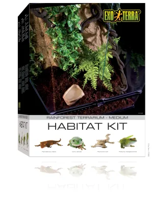 Exo Terra - Rainforest Terrarium Habitat Kit (45 x 45 x 60cm)