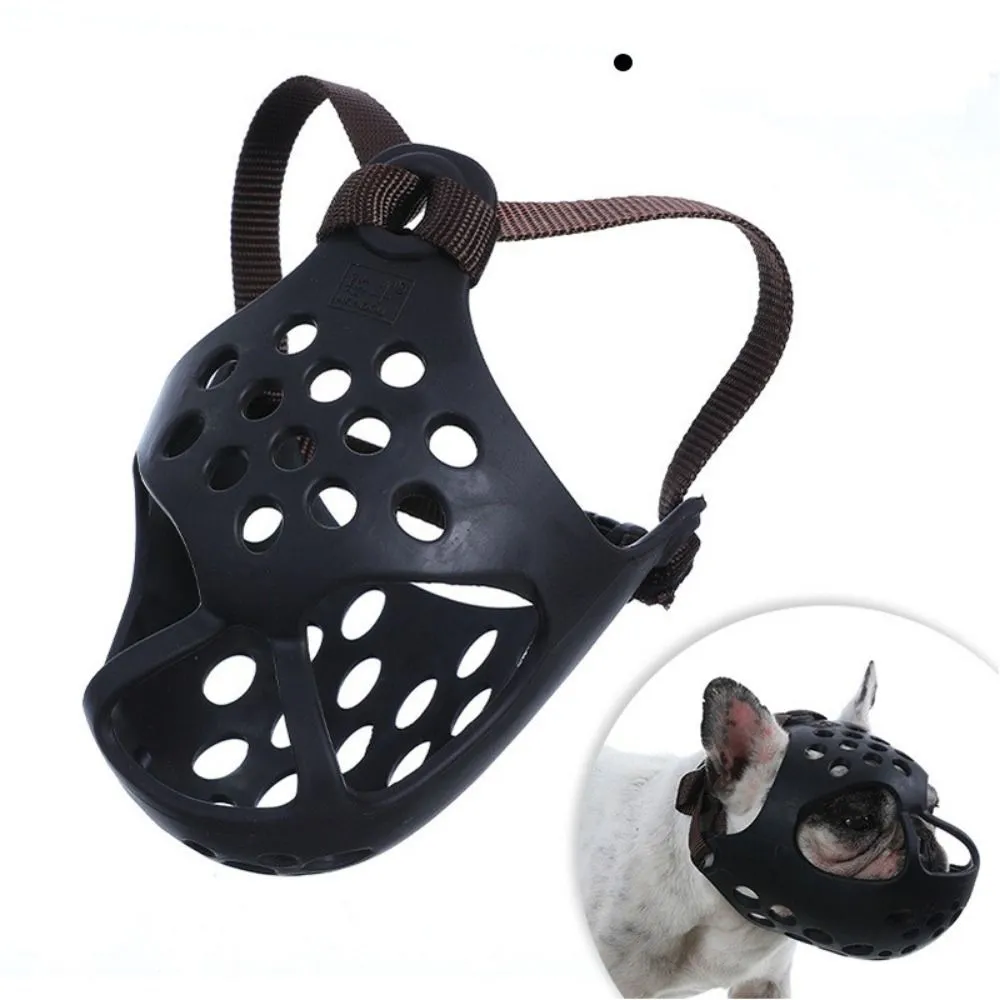 Frenchie Muzzle - Secure and Breathable Mesh for Aggressive Dogs