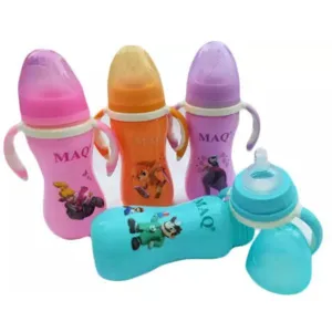 MAQ FEEDING BOTTLE WITH HANDLE  11OZ