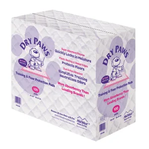 Midwest Dry Paws Dog Training Pads 100 pack White 23″ x 24″