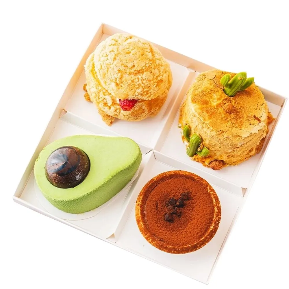 Mini Square Clear Cake Box