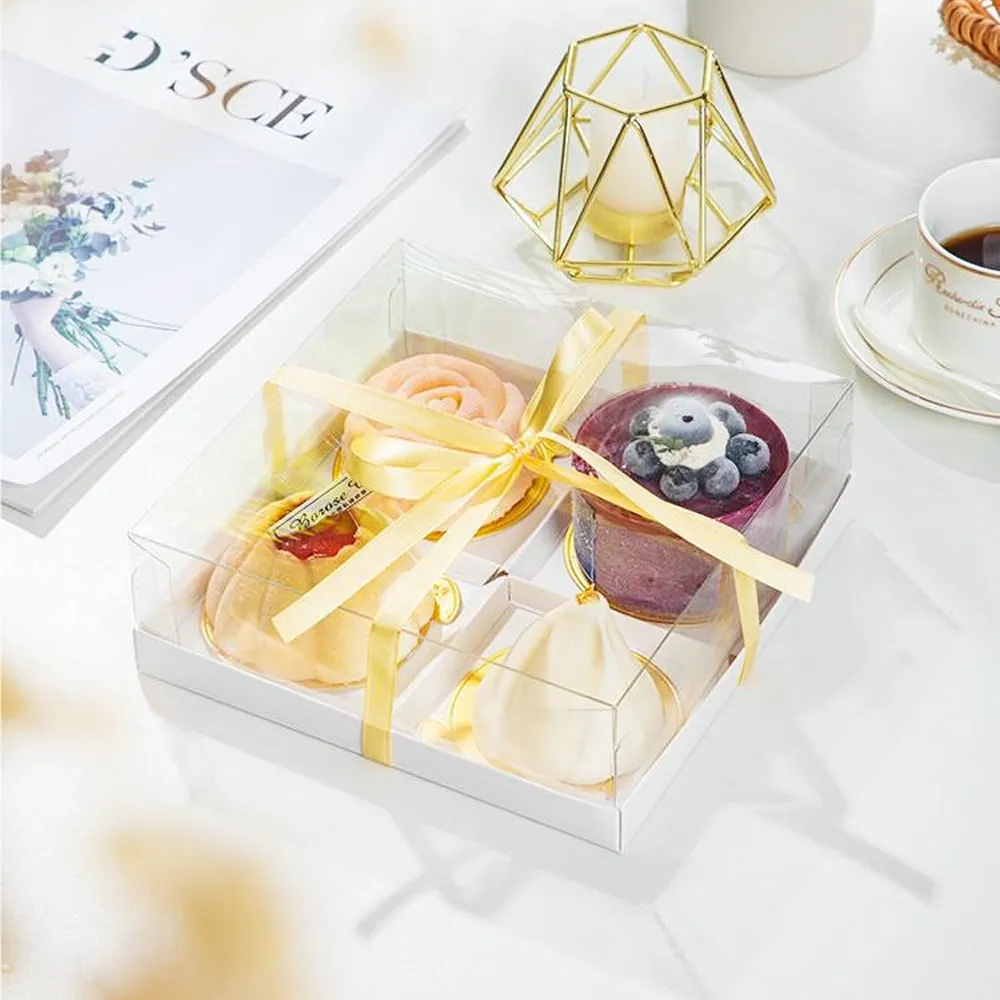 Mini Square Clear Cake Box