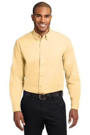 Morning Thunder - Port Authority® Long Sleeve Easy Care Embroidered Shirt (S608)