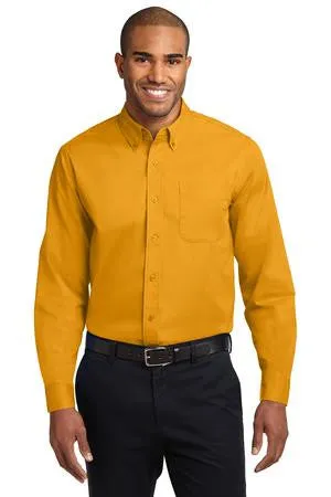 Morning Thunder - Port Authority® Long Sleeve Easy Care Embroidered Shirt (S608)