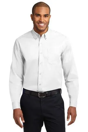 Morning Thunder - Port Authority® Long Sleeve Easy Care Embroidered Shirt (S608)