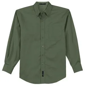 Morning Thunder - Port Authority® Long Sleeve Easy Care Embroidered Shirt (S608)