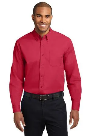 Morning Thunder - Port Authority® Long Sleeve Easy Care Embroidered Shirt (S608)