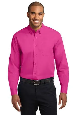 Morning Thunder - Port Authority® Long Sleeve Easy Care Embroidered Shirt (S608)