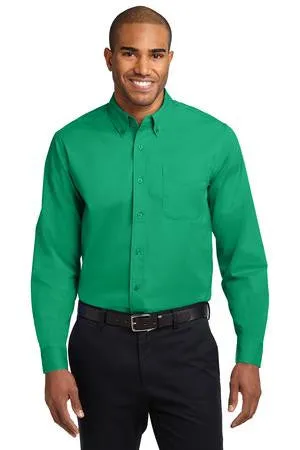 Morning Thunder - Port Authority® Long Sleeve Easy Care Embroidered Shirt (S608)