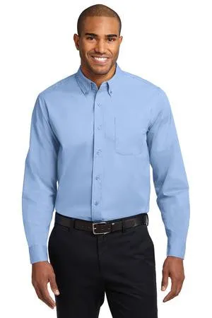 Morning Thunder - Port Authority® Long Sleeve Easy Care Embroidered Shirt (S608)