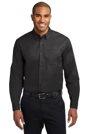 Morning Thunder - Port Authority® Long Sleeve Easy Care Embroidered Shirt (S608)