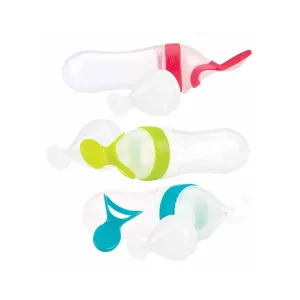 Nuby 1 Pack Squeeze Feeder With 2 Spoons