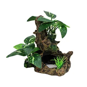 OMEM Reptile Decorations for Terrarium Landscaping Habitat Decor Aquarium Fish Tank Ornament Sunken Wood