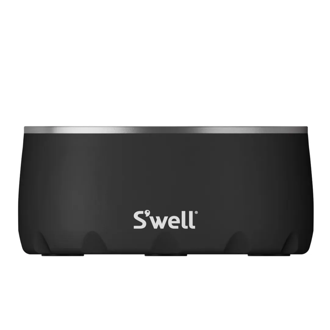 Onyx - Stainless Steel S'well Dog Bowl