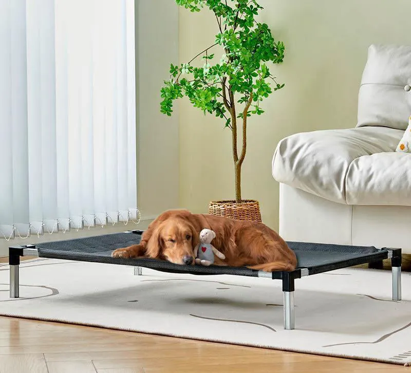 Outdoor Puppy Bed - Elevated Breathable and Sturdy