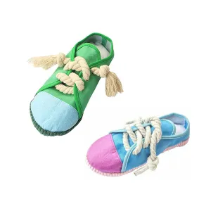PawfectPals Interactive Squeaky Dog Shoe Toy Reduce Stress and Anxiety