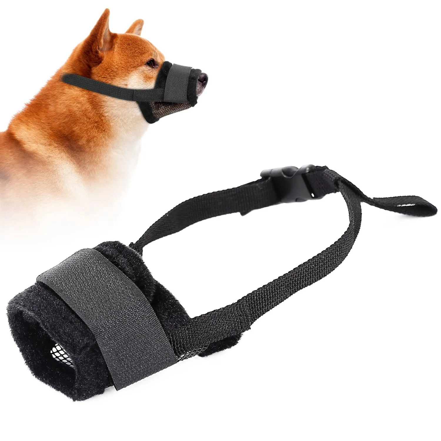 Pet Dog Muzzle Mask Adjustable Dog Mouth Cover